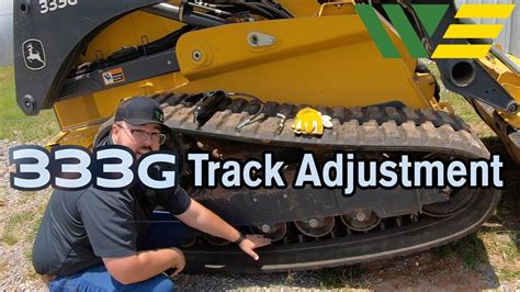 john deere skid steer track adjustment|john deere track slack adjustment.